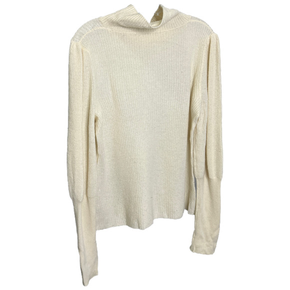 Christopher Fischer Sweaters - Christopher Fischer Women's Sweater Cashmere Pullover Cream Knit Turtleneck Sz S